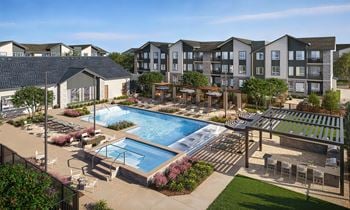 Resort-style pool and spa